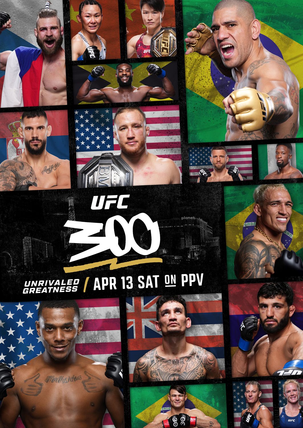 Sports Posters — ufc 300 concept