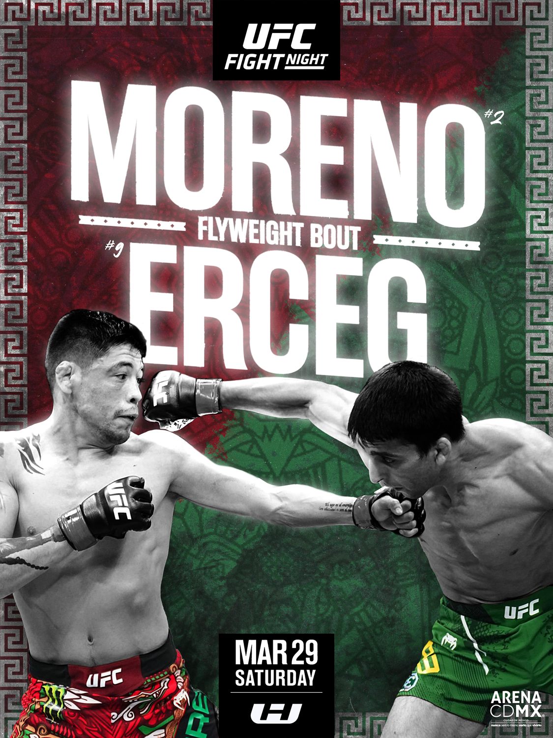 Sports Posters — ufc mexico concept