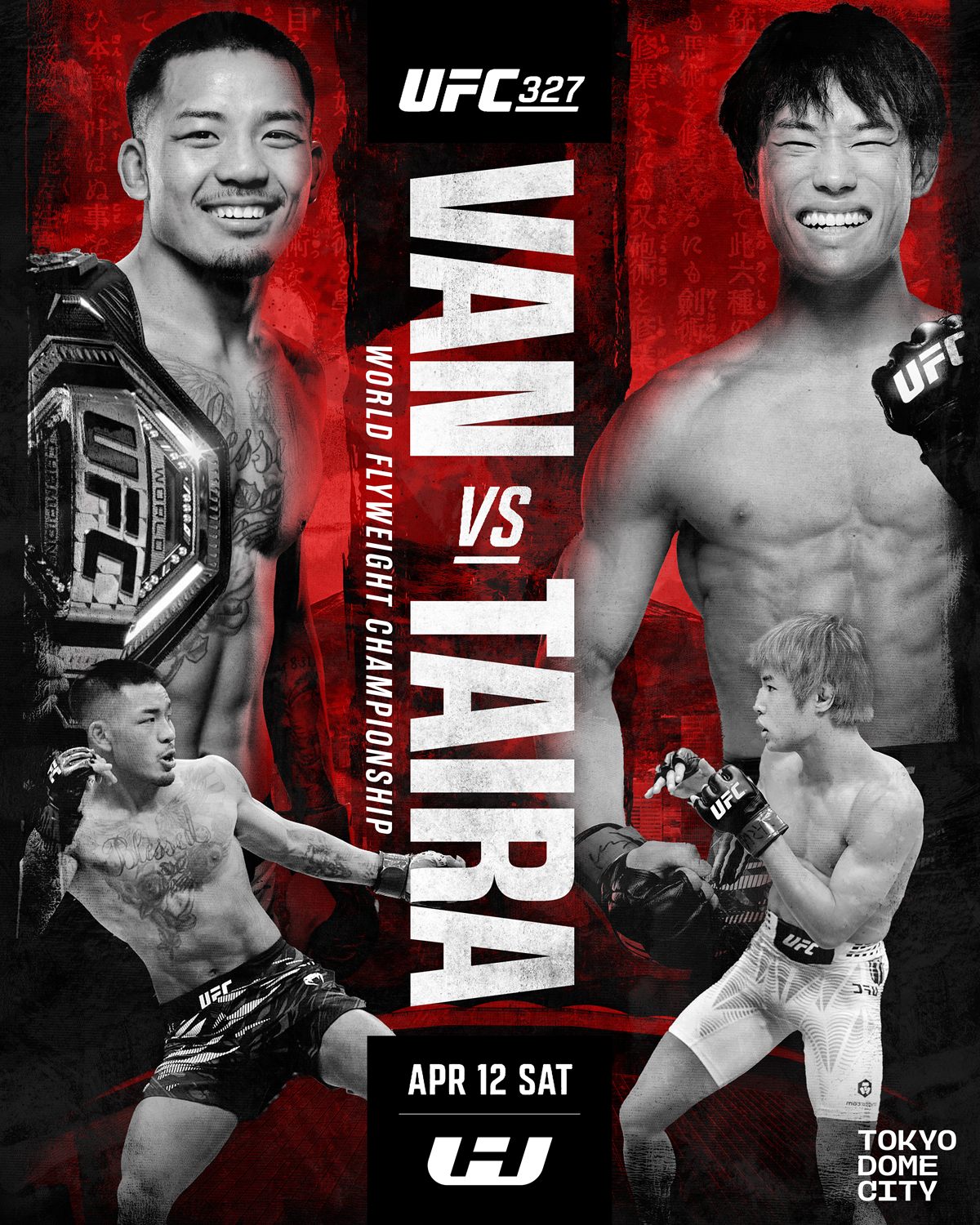 Sports Posters — ufc van vs taira concept