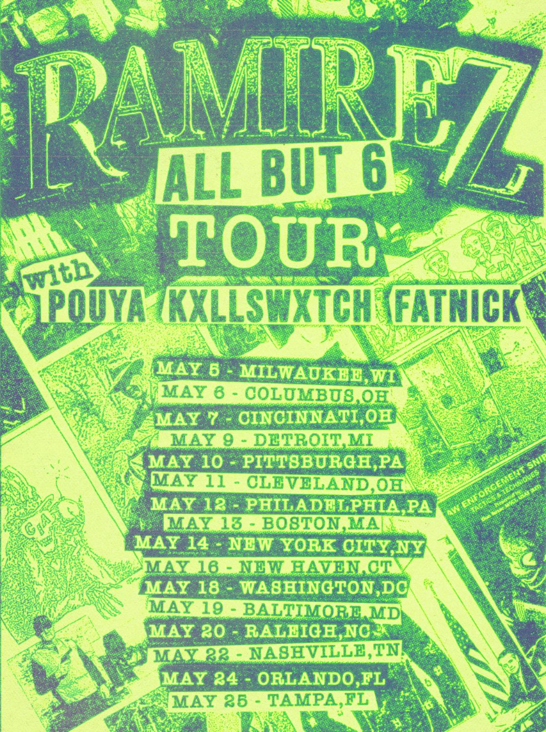 Tour Posters — ramirez tour